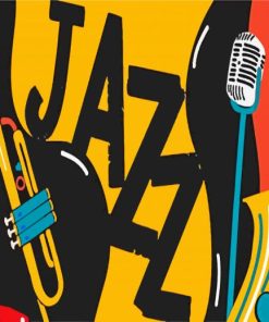 Jazz Illustration paint by numbers