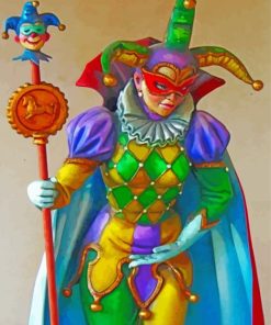 Jester Lady paint by numbers
