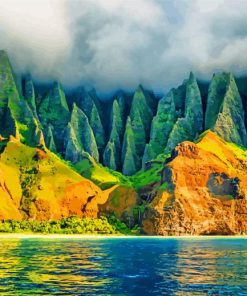 Kauai Landscape paint by numbers
