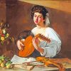 Lute Player Caravaggio paint by numbers
