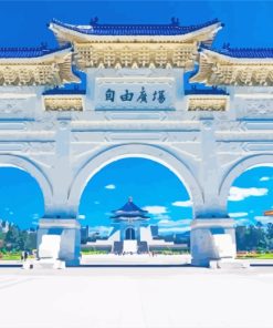 National Chiang Kai Shek Memorial Hall paint by numbers