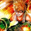 Powerful Kacchan paint by numbers
