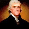 President Thomas Jefferson paint by numbers