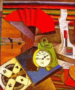 The Alarm Clock Diego Rivera paint by numbers