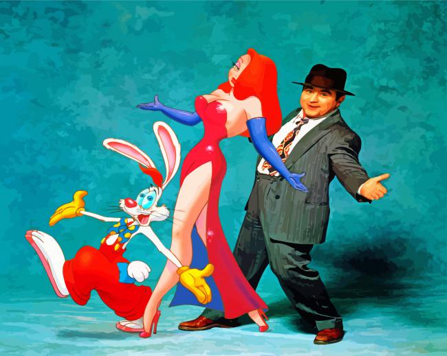 Who Framed Roger Rabbit Disney Plus - Paint By Number - Paint by ...
