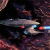 Starship Enterprise Star Trek paint by numbers