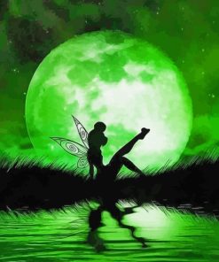 Tinkerbell Silhouette Paint By Numbers