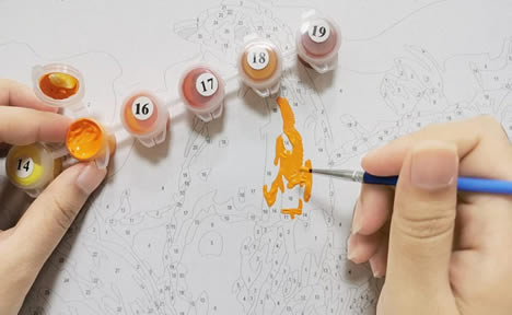 How Paint By Numbers Work Step 2